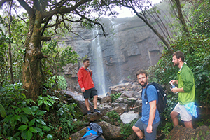 Waterfalls Hunters in Knuckles from Kandy